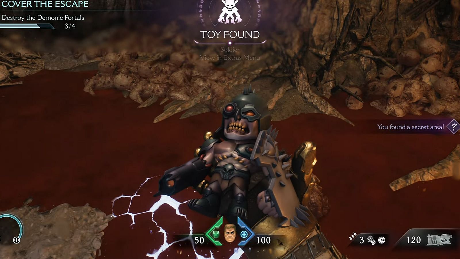 Soldier Toy in Doom The Dark Ages (Image via Bethesda || YouTube/@BackseatGuides)
